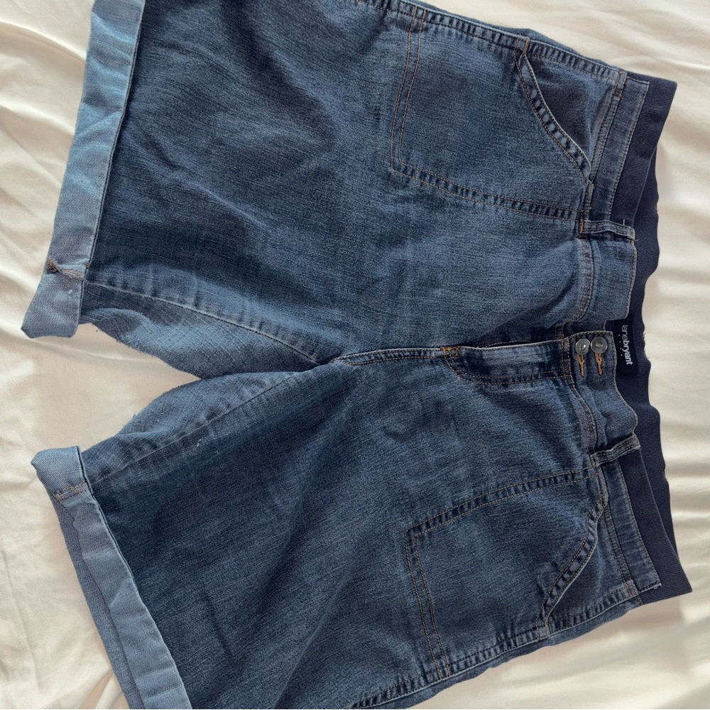 Lane Bryant Dark Blue Jean Shorts